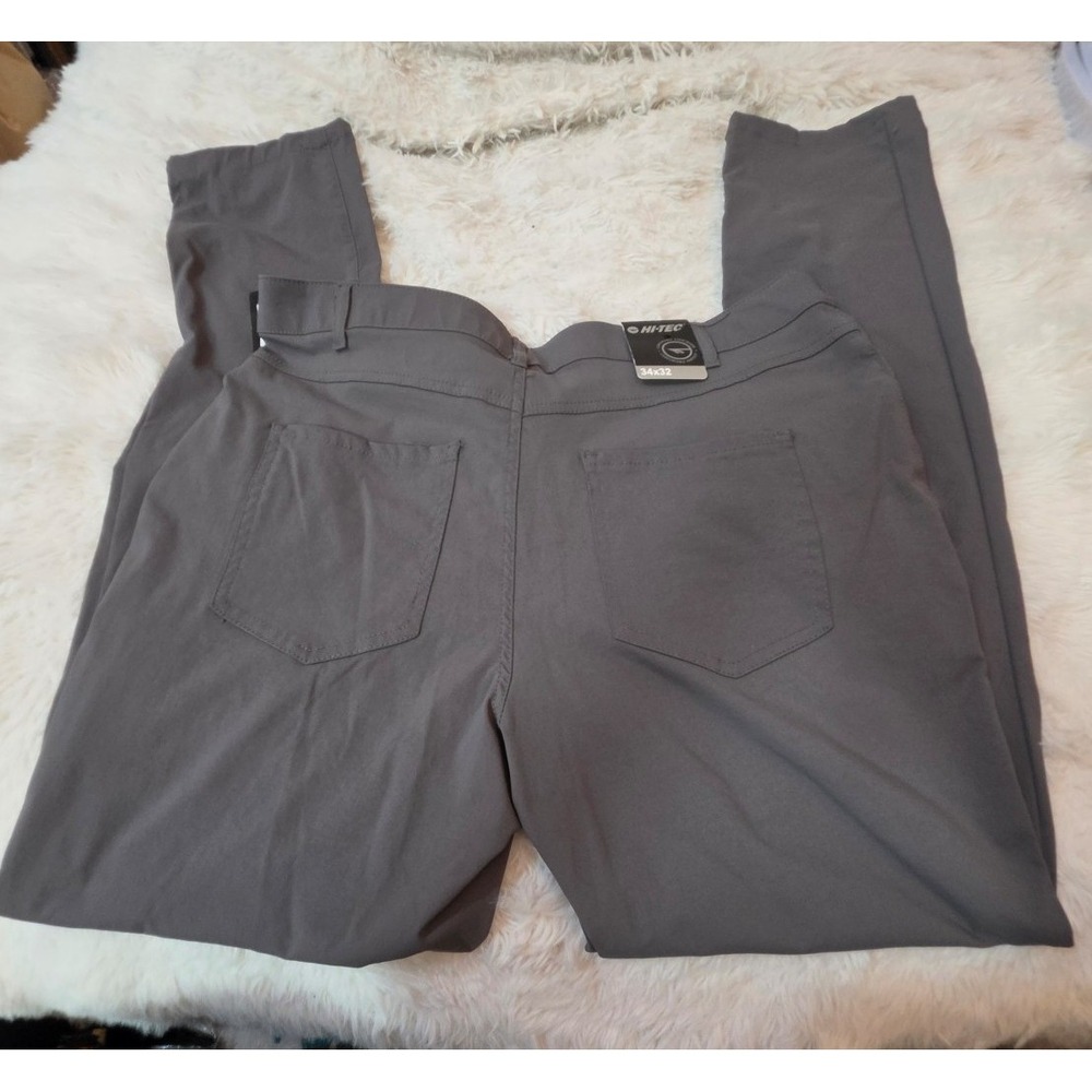 Hi-Tec Men's Performance Outdoor Hiking Utility Pants Gray Size 34x32 NWT - Picture 6 of 7